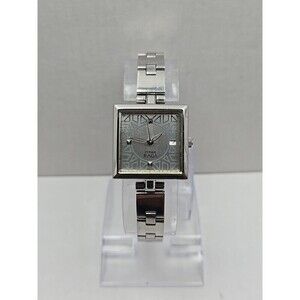 Titan Raga 2509SAA Womens Square Silver Dial Bracelet Quartz Watch New Battery